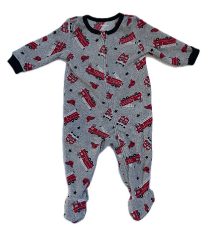 Pyjama à pattes pompier 6 mois