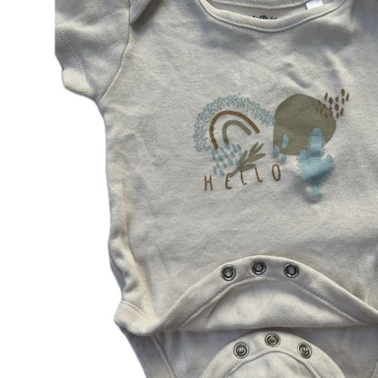 Cache-couche manche courte - 0-3 mois