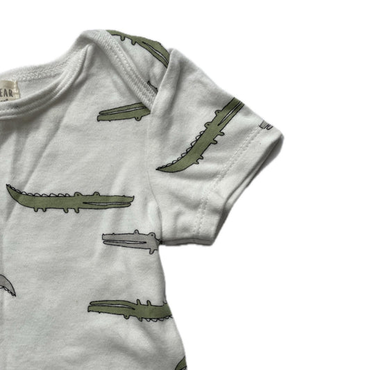 Cache-couche manche courte - 3-6 mois