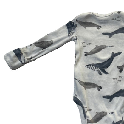 Cache-couche manche longue - 0-3 mois