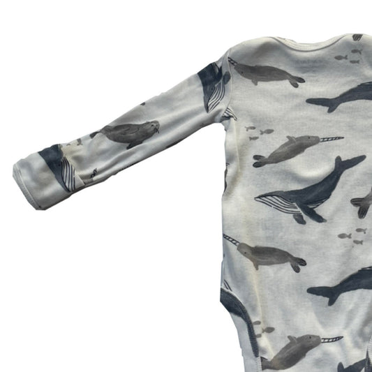 Cache-couche manche longue - 0-3 mois