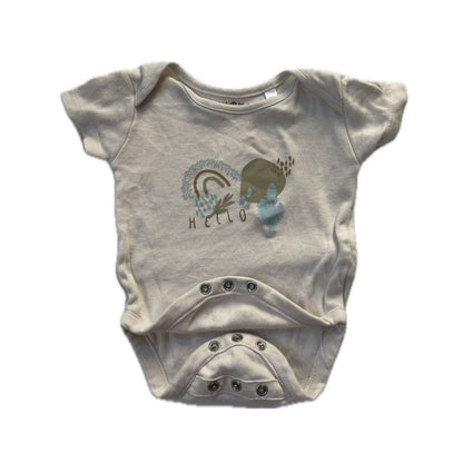 Cache-couche manche courte - 0-3 mois