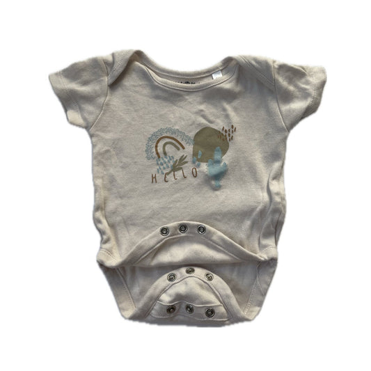 Cache-couche manche courte - 0-3 mois