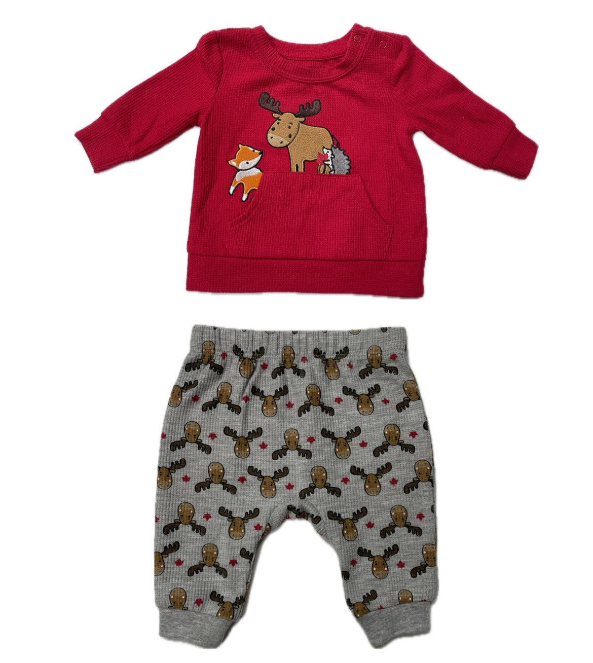 Ensemble Canadiana- 0-3 mois