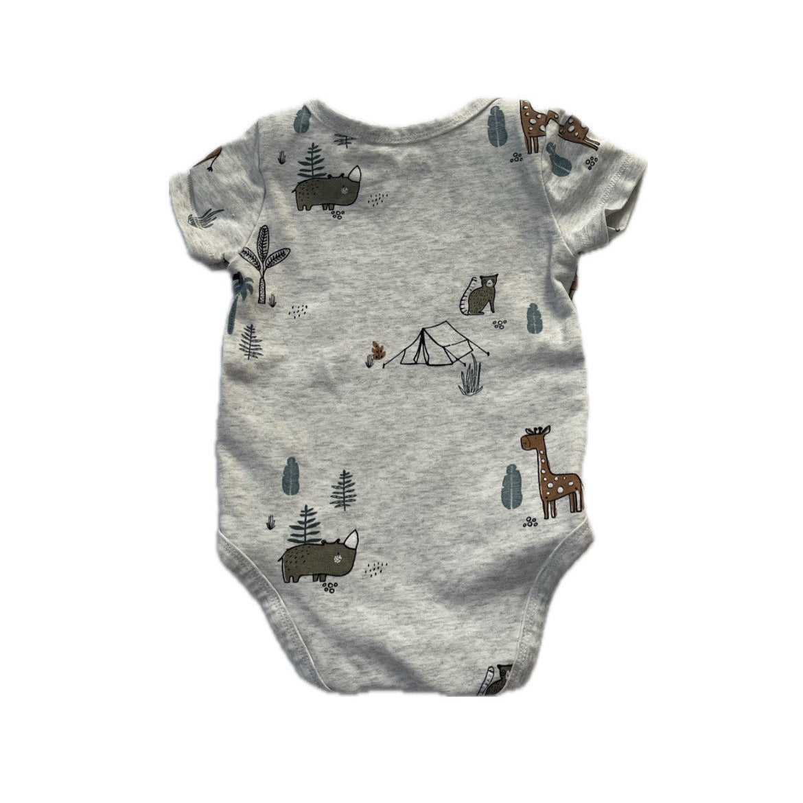 Cache-couche manche courte - 6 mois