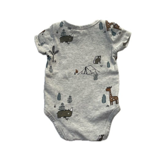 Cache-couche manche courte - 6 mois