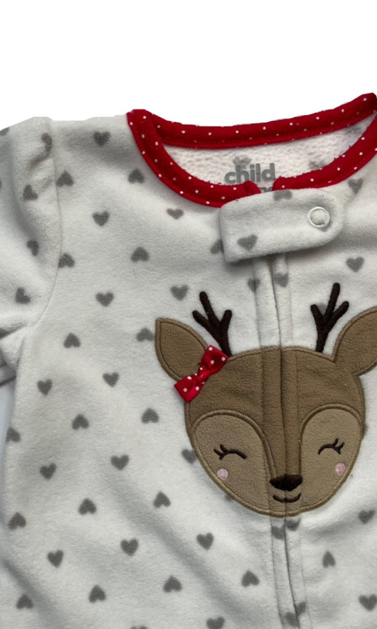 Pyjama à pattes Noël - 3-6 mois