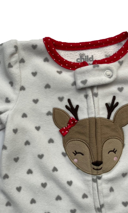 Pyjama à pattes Noël - 3-6 mois